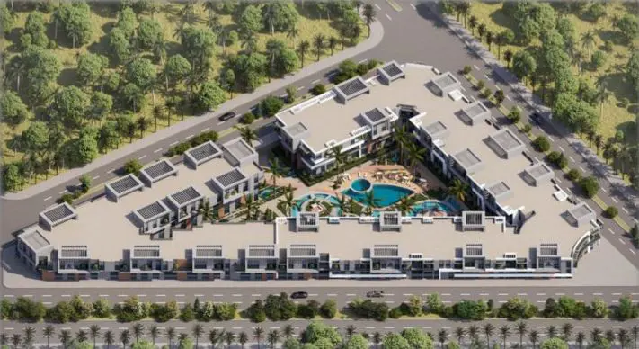 F 5 pool level street + 12 m2 private garden